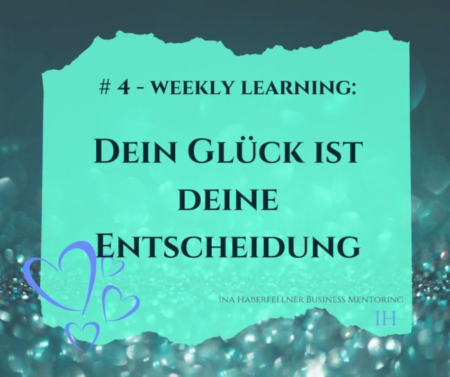 Die Entscheidung zum Glück Die Entscheidung zum Glück