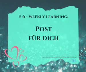 Weekly learning Post für dich
