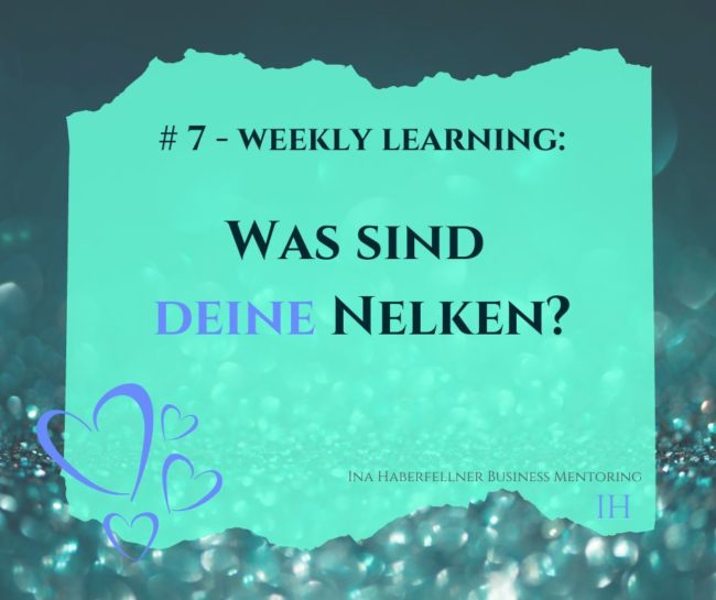 Weekly learning Unterbewusste Blockaden Weekly learning Unterbewusste Blockaden